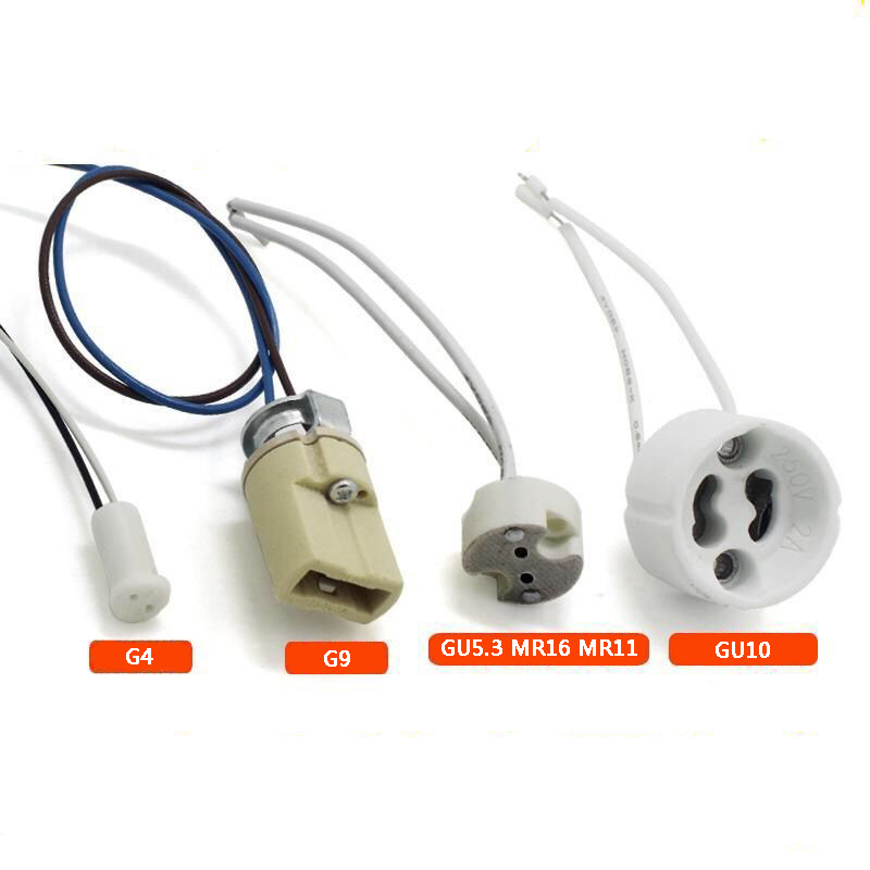 Basis G4 G9 G10 GU5.3 MR16 MR11-fitting voor lichtlamp
