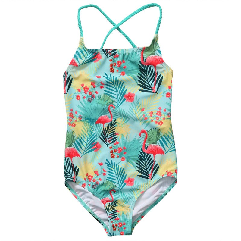 Sommer trykning bikini børn baby badedragt baby pige badetøj badpak pige barn børn piger badetøj badedragt til børn: 4 to 6 år