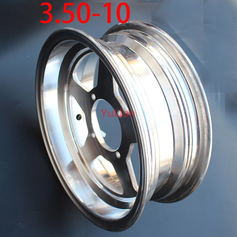 3.50-10 wheel hub Electric tricycle scooter aluminum wheel hub closed car four wheeled vehicle, 10inch vacuum aluminum wheel