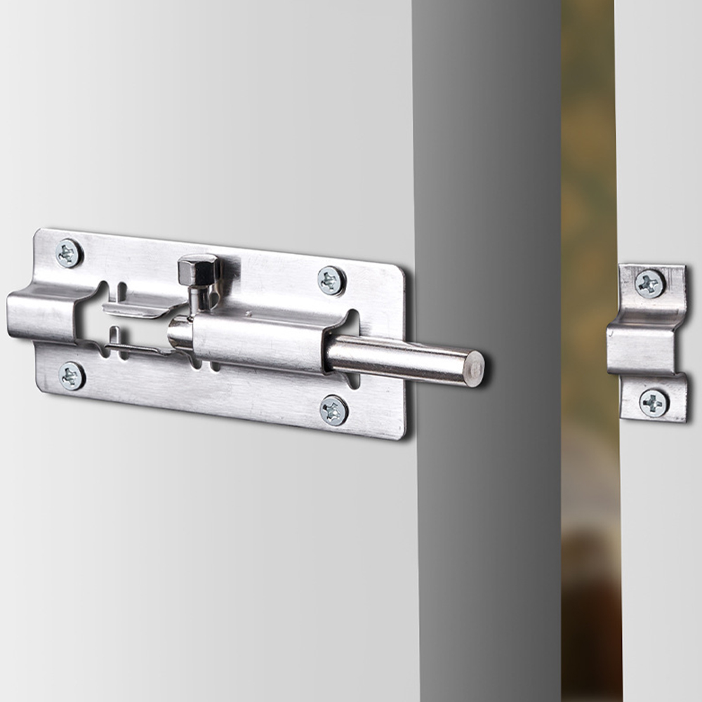Roestvrij Stalen Deur Veiligheidsslot Gesp Raam Klink Zware Verdikte Schuifpoort Toren Bouten Klink Catch Home Hardware