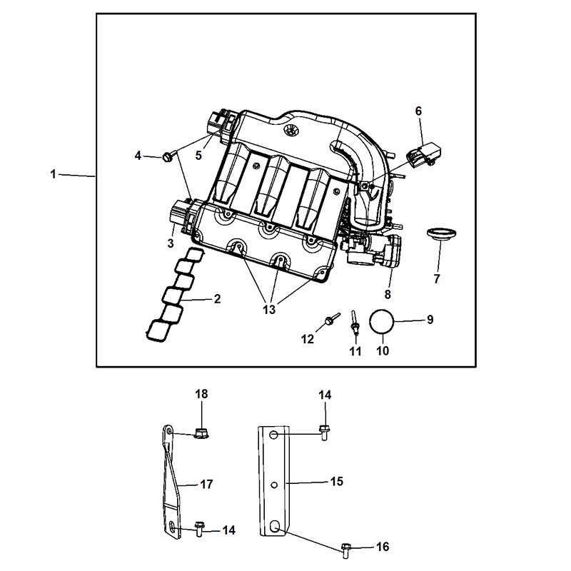 SPEEDWOW Intake Manifold Runner Control Valve For Chrysler 300 Sebring Dodge Avenger Charger Journey Magnum 3.5L V6 68020076AB