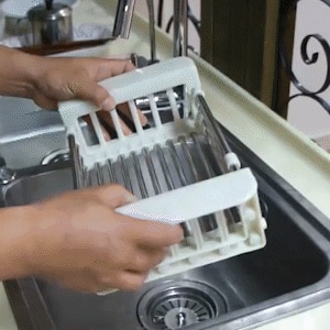 Economical Retractable Sink Water Filter Rack Drain Basket Stainless Steel Kitchen Sink Dish Drainer Counter