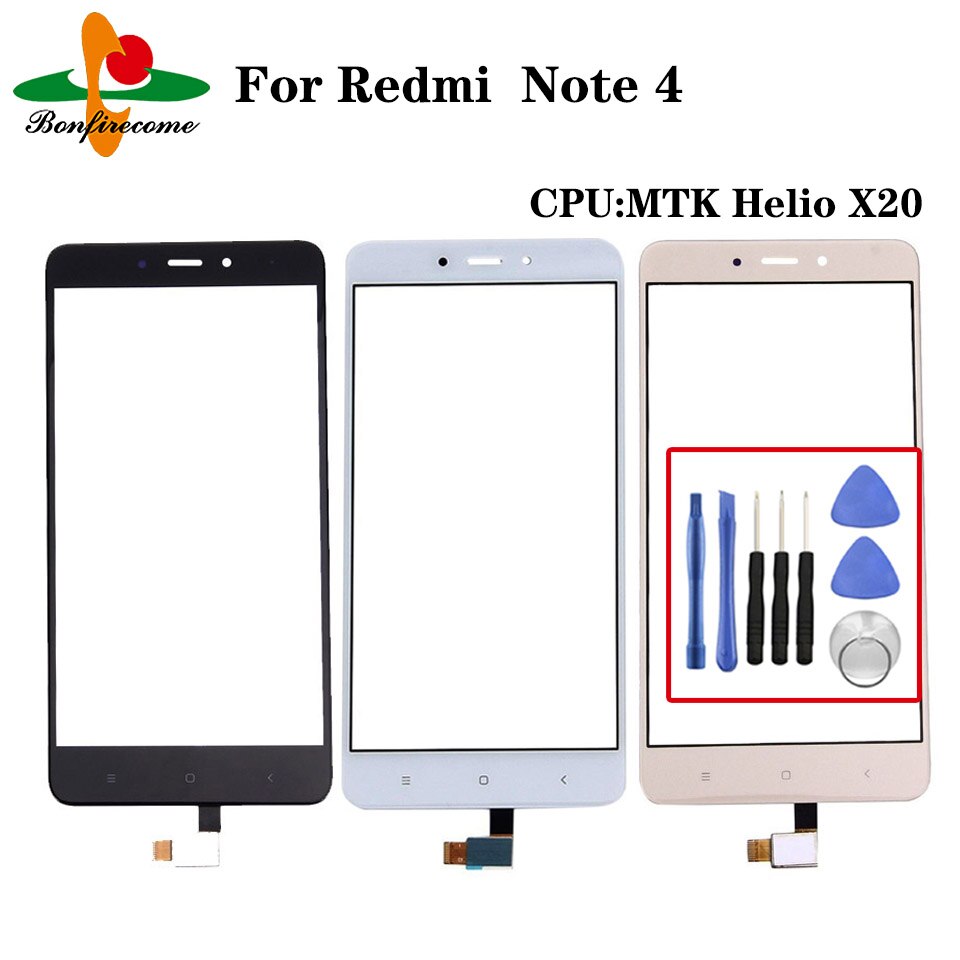 Note4 For Xiaomi Redmi note 4 Touch Screen Panel Sensor 5.5" LCD Display Glass Digitizer Replacement