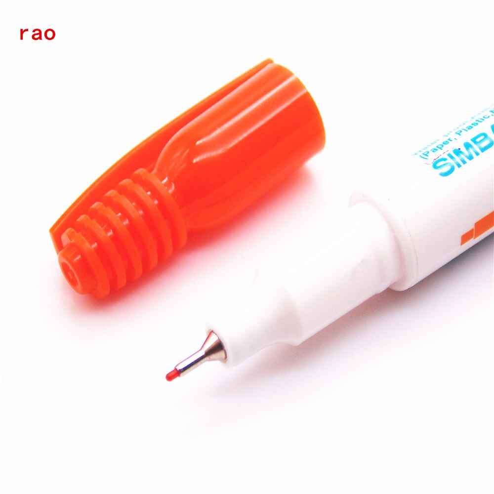 Stylo marqueur Extra fin à Base d'alcool, 0.5 Mm, 11 couleurs, encre pour Film/bois/tissu/métal/verre: Brown