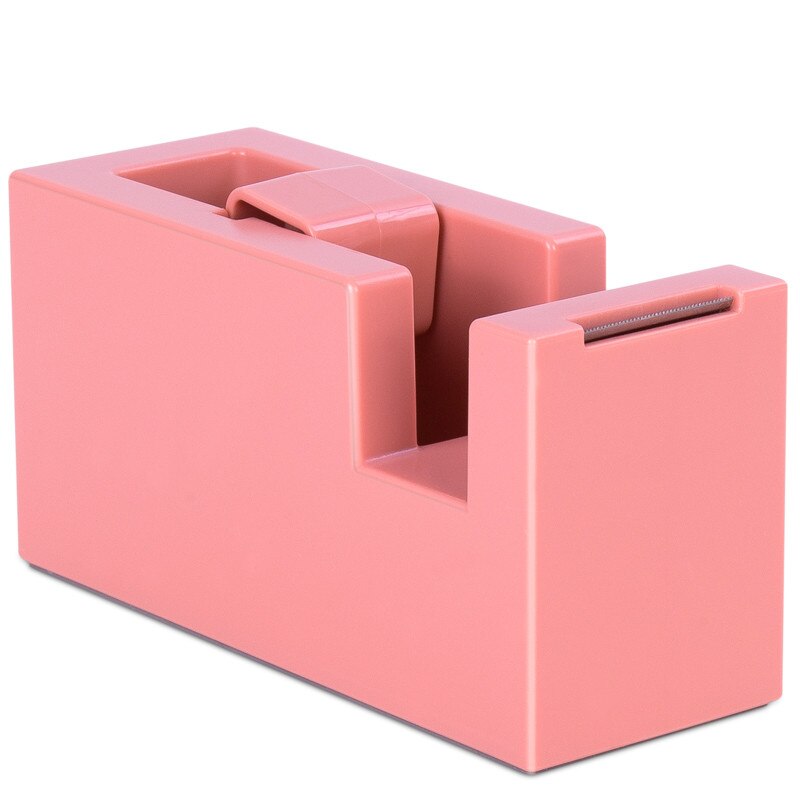 Square Plastic Washi Tape Dispenser Adhesive Masking Tape Organizer Cutter Stand Holder Desktop Office School Supplies