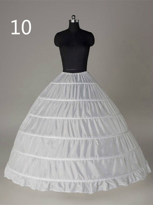 Enagua Sottogonna sottoveste da sposa Vestito da sposa de crinolina Hoopless: 10