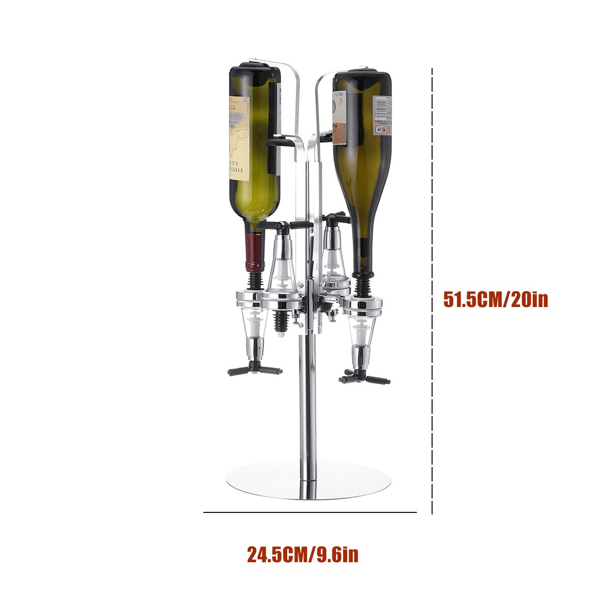 Bureau monté 4 Station distributeur d'alcool barre majordome distributeur de vin alcool bouteille distributeur boire verseur barre accessoires