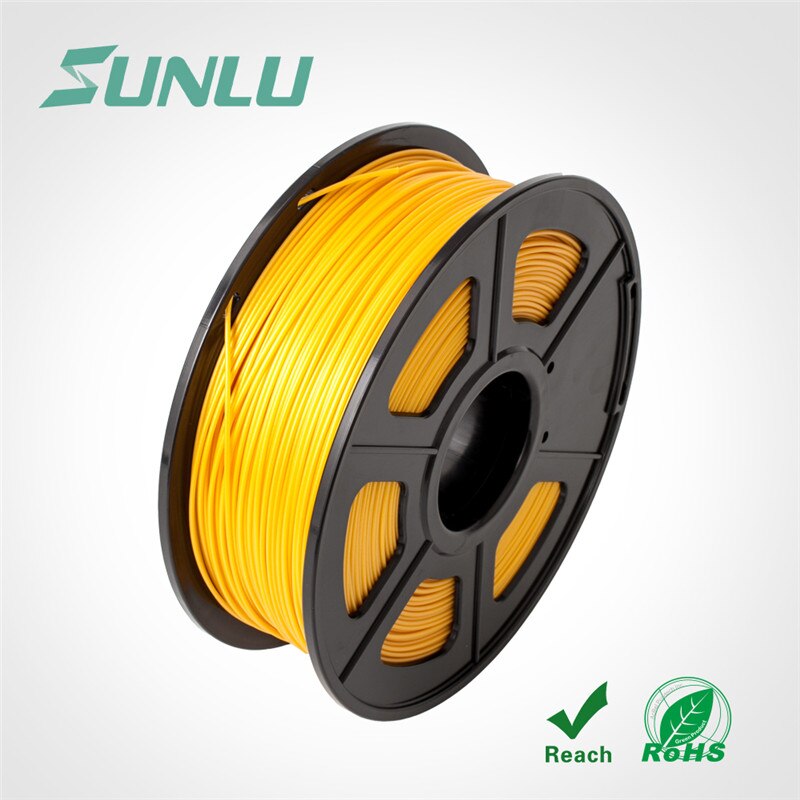 SUNLU PLA 1,75mm 1kg 3D Drucker Filament Nicht-blockiert Düse Filament DIY Digitale Zeichnung Für FDM 3D Drucker: LIGHTGOLD