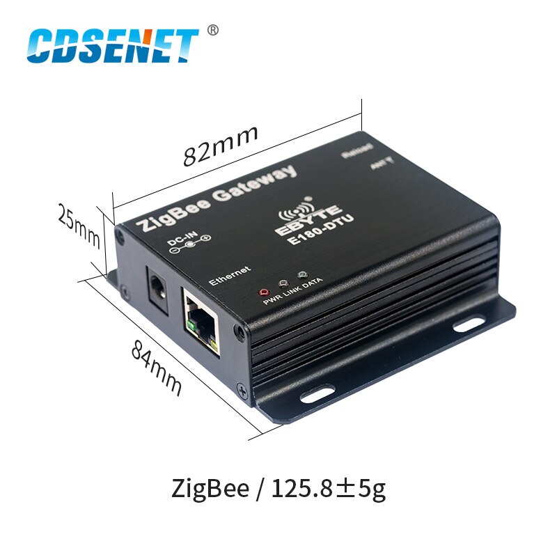 E180-DTU(ZG120-ETH) zigbee 3.0 ethernet porta maneira tcp udp soquete do servidor