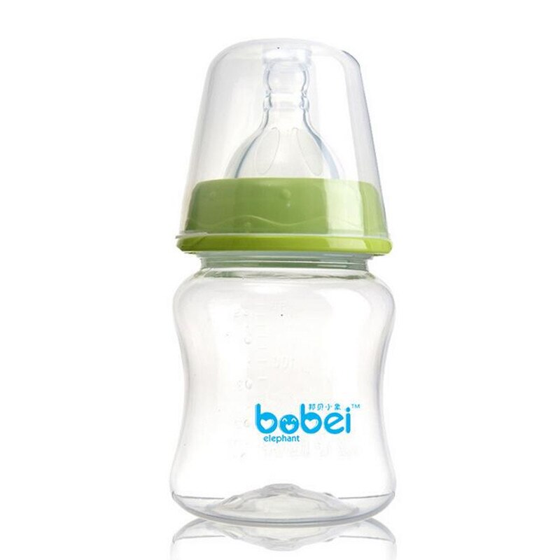 Bobei éléphant 150 ML bébé biberon PP plastique allaitement Anti Flatulence fuite preuve Portable