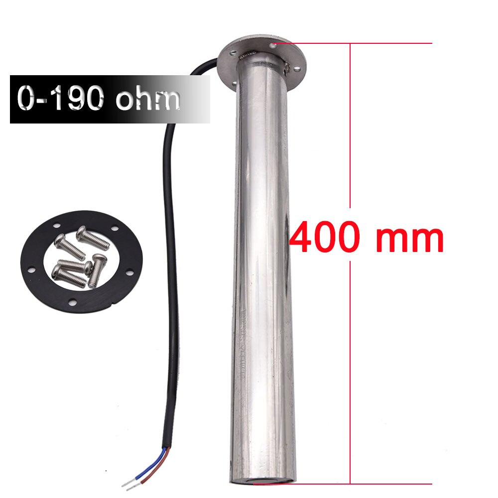 150mm ~ 600mm Abwasser eben Messgerät Sensor Marine Stiefel Auto Kraftstoff Absender Einheit Wasserstand messgeräte 0-190 240-33Ohm wasserstand anzeige: 400mm 0-190Ohm