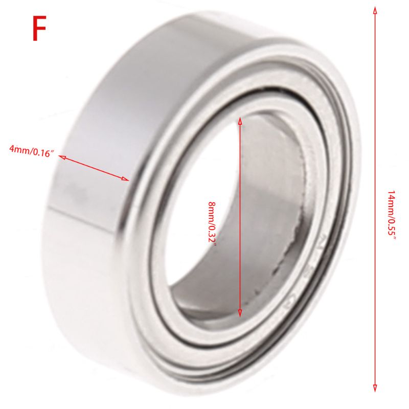 Fishing Sealed Bearings Stainless Steel Reel Accessory 6 Size for DAIWA: F