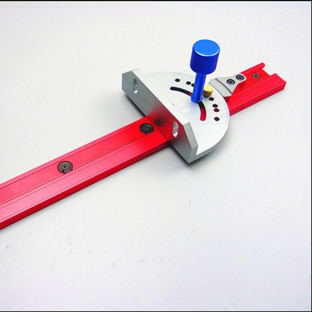 400/600/800MM Universal Aluminium T-track 45mm Chute Pusher Electric Circular Saw Flip Table Woodworking DIY accessories