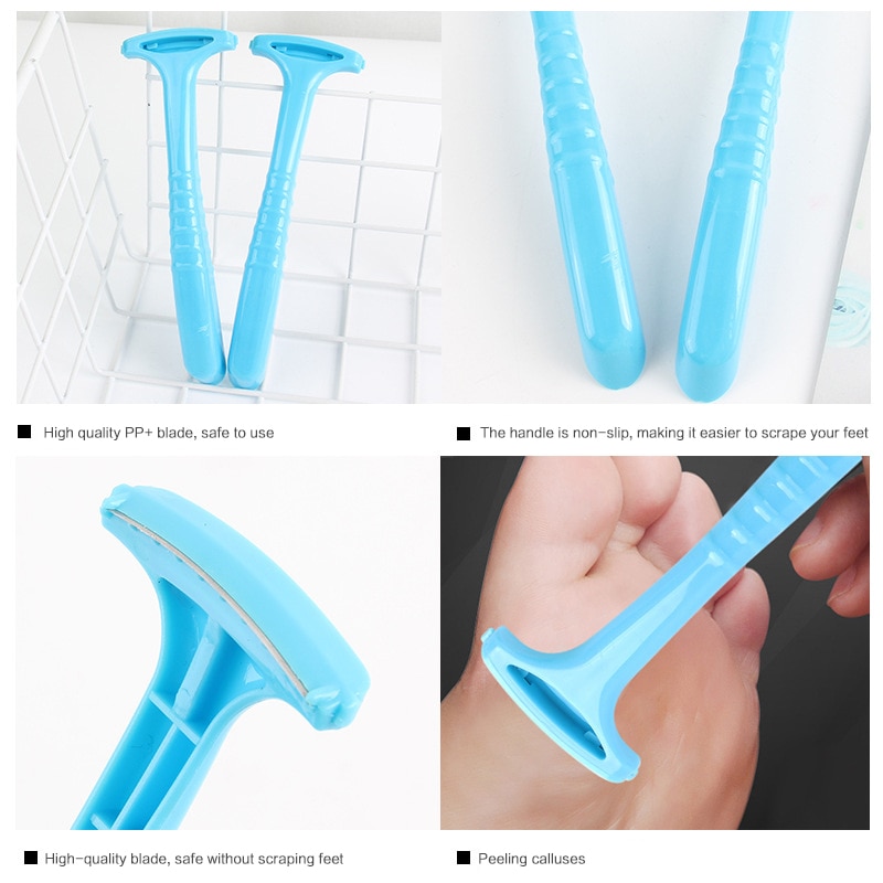 1 stk død hud høvl død hud hård hud fjernelse fod pedicure kniv fodpleje værktøjer fodpleje sygepleje