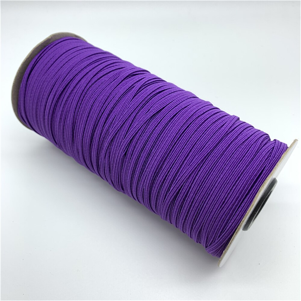 3mm 7mm 10mm 5 yards / lot lilla høj elastisk sy elastik bånd fiat gummibånd talje bånd stretch reb elastik bånd: 7mm 5 yards