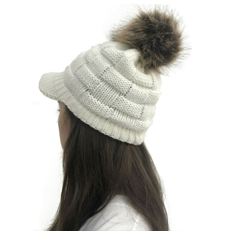 Damen Ente Zunge betroffen Kappe Frauen Warme Gestrickte Wolle Baskenmütze Hütte Mütze Geflochtene häkeln Ski Deckel wickeln Elegent headcaps