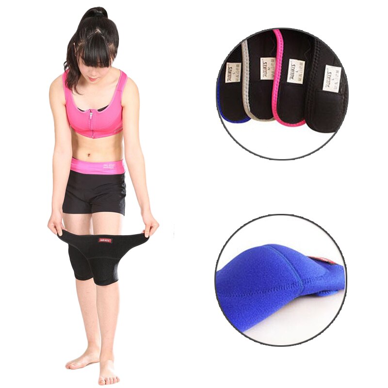 Dans kniebeschermers voetbal hardlopen slip kniebeschermers sport defensieve knieën buiten