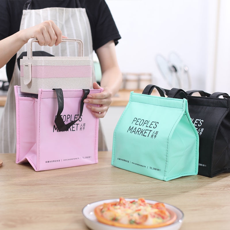 Lunch Bag Insulated Cold Simplicity Picnic Carry Case Thermal Portable Lunch Box Bento Pouch Lunch Container Food Storage Bags