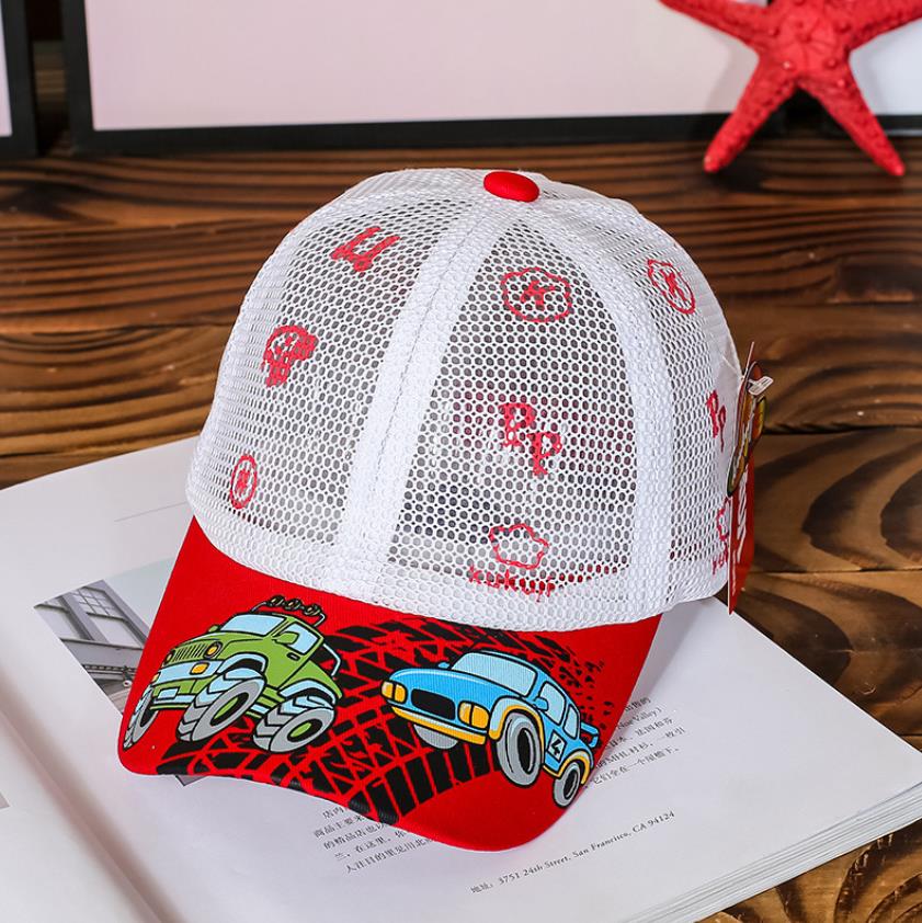 Doitbest malla completa niño gorra de béisbol transpirable de verano delgada Hip Hop protector solar niños sombreros chicos chicas sombrero gorras snapback gorras: 23