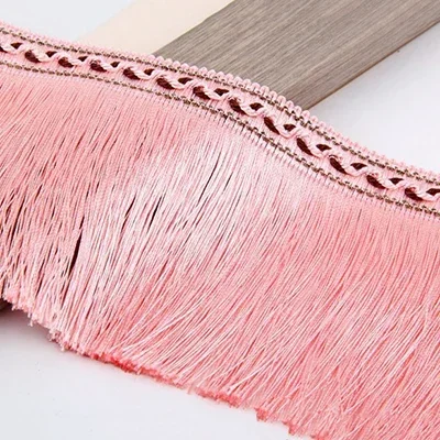 1/2M gland frange pour rideau vêtement dentelle garnitures bande sac vêtements glands coupe décoration ruban bricolage couture accessoires: M / Lavande