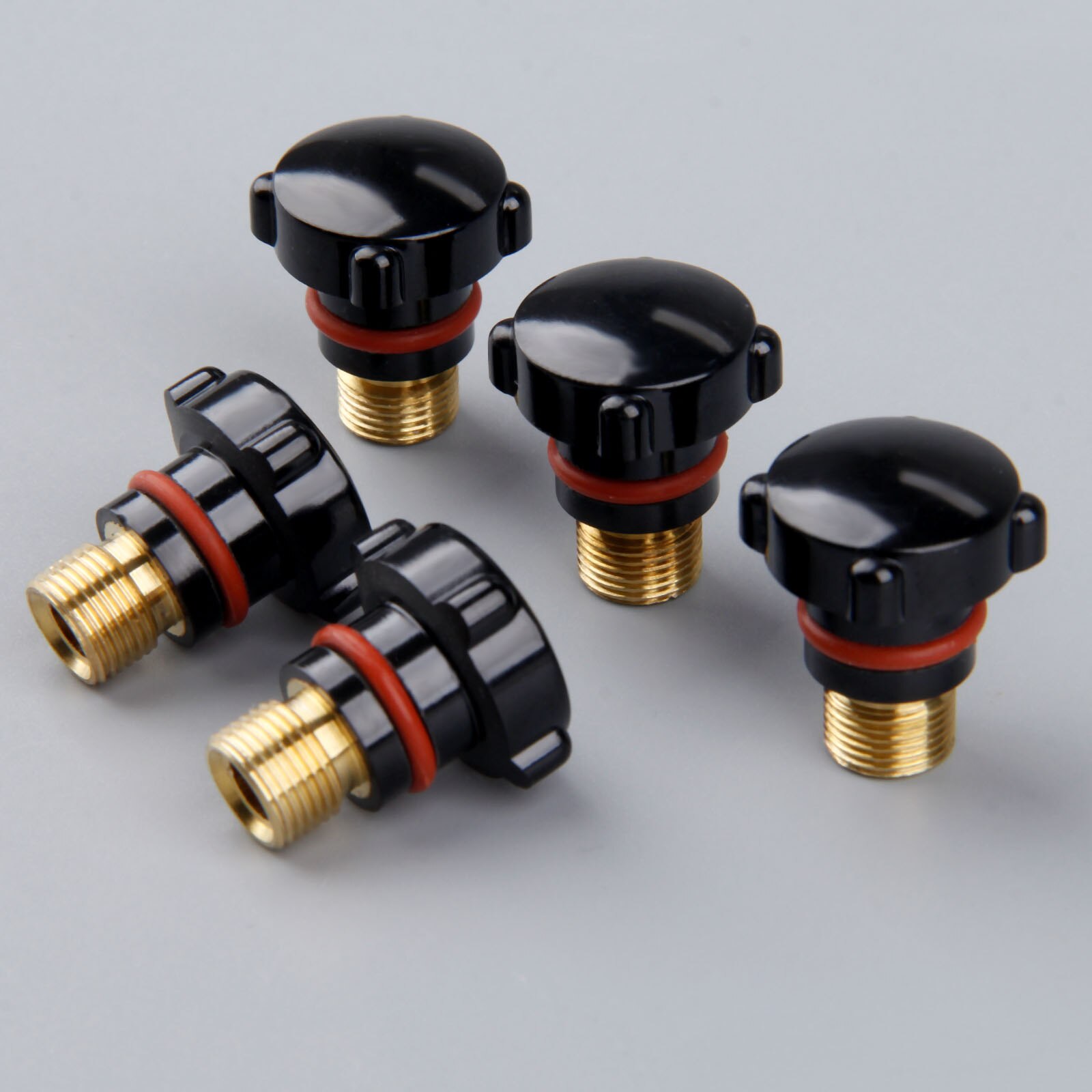 5Pcs 57Y04 TIG Welding Back Cap (Short) for WP17 18 26 TIG Welding Torch Lincoln PTA17 18 26 Torch Miller Diamondback DB17 18 26