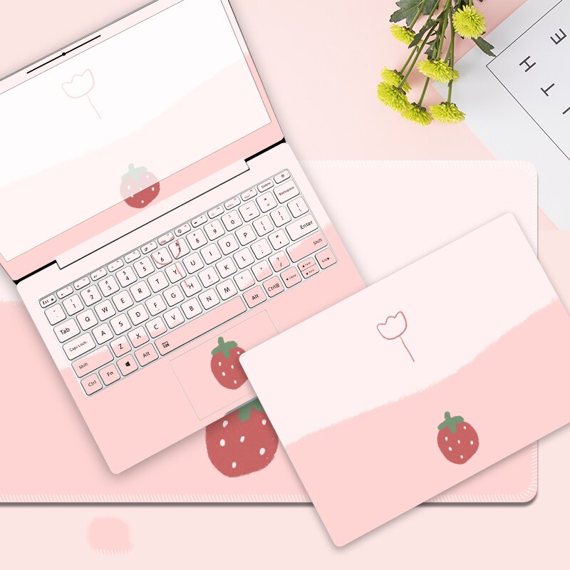 Pegatina bonita para portátil de chica, DIY, decoración para portátil, protección para portátil de piel para Acer AN515 hp PAVILION 15 Lenovo Ideapad msi GE62: V-110