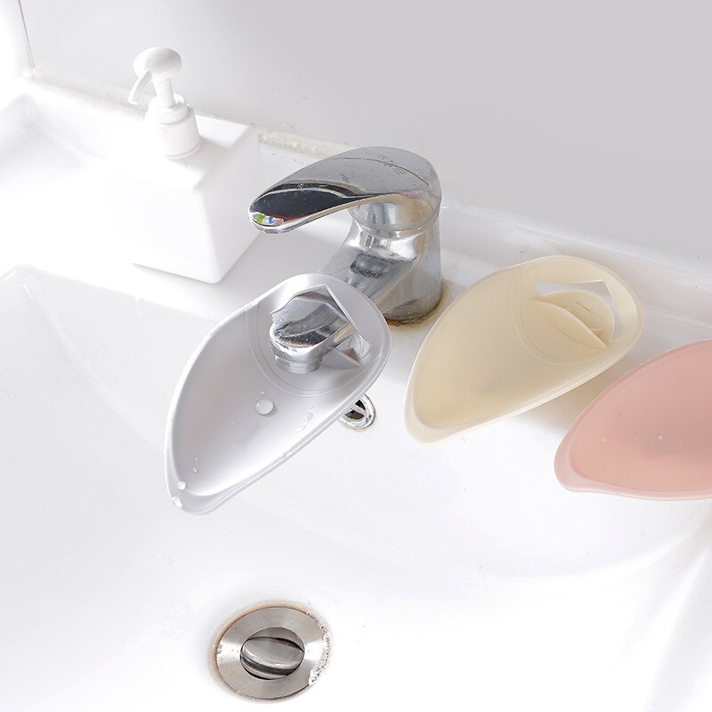 Home Water Tap Elongation Hand Washing Waste Remove Guide Sink Extender Children Baby Cleaning Aid Tool Faucet Extension PP