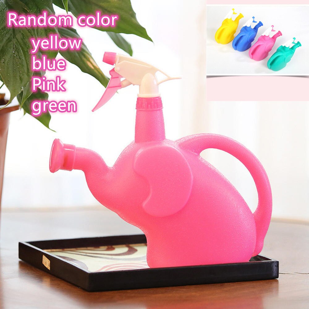 1.3l dubbele functie watergeefketel spuit plastic kamerplanten waterkan duurzame tuin bloemen watergeefsproeier tuingereedschap: Willekeurig