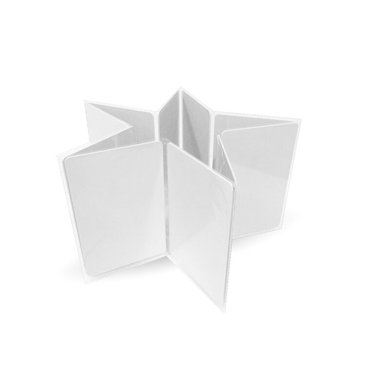 Tarjeta de identificación inteligente RFID de proximidad, 125khz, grabable, regrabable, 5200 T5577, color blanco, 10 unids/lote