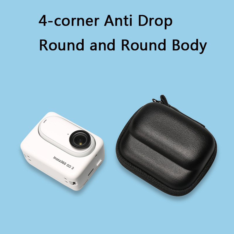 Mini bolsa corporal para Insta 360 GO 3 GO 3S, bolsa de almacenamiento para cámara deportiva, organizador protector, bolsa para cámara deportiva, accesorios