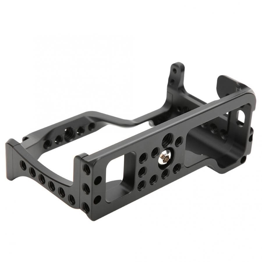 Metall Kamera KäFeige Anlage Griff Griff mit Kalten Schuh Montieren 1/4 3/8in Schraube Löcher für Kanon EOS M50/M5 Spiegellose Kamera Zubehör