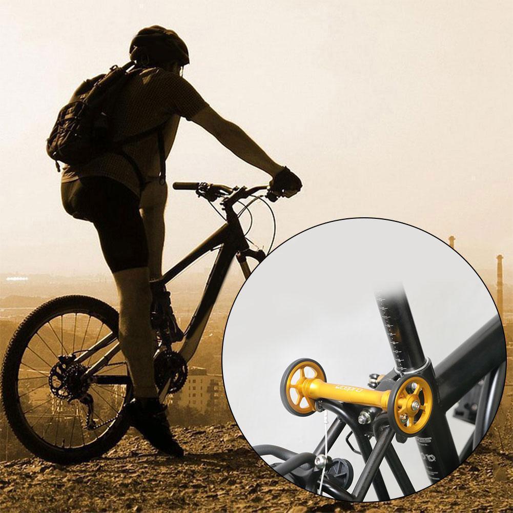 Small Cloth Folding Bike Modification Aluminum Alloy Easy Rod Folding Wheel Bicycl Rod Telescopic Extension Litepro Wheel E A2f9