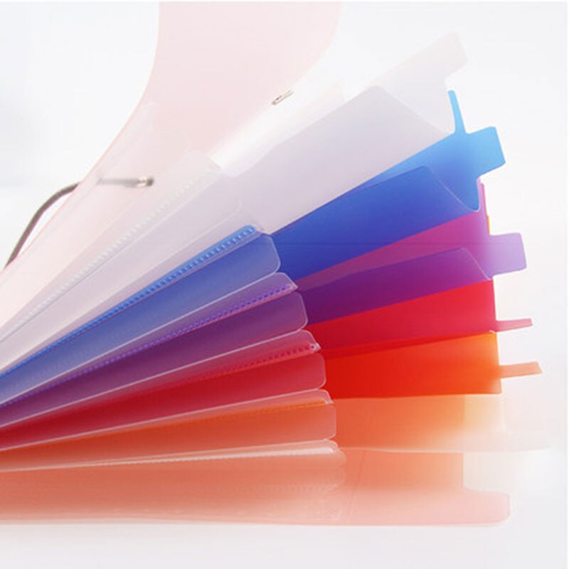 gefrostet PP ordner Erweiterung Brieftasche 8 schichten innere Dokument veranstalter Datei speicher ordner A4 4 farben erhältlich nebel-wie gefühl