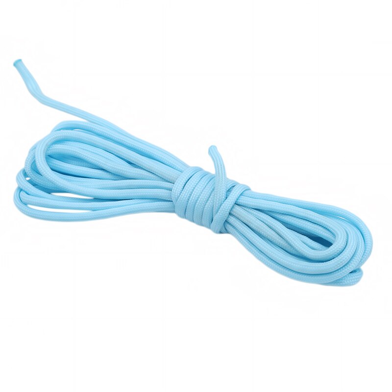 5/10 Meters Survival Paracord Luminous Rope Camp Glow Paracord 550LB 7 Strands Lanyard Ropes Outdoor Ropes: Blue 5 meters
