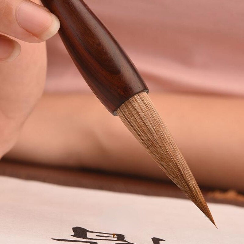 Chinese Kalligrafie Borstel Pen Set Wezel Haar Borstel Reguliere Script Kalligrafie Aquarel Inkt Schilderen Schrijven Borstel Tinta China