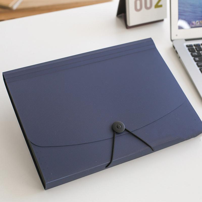 Students use folder insertion A4 file collection box paper collection bag organ bag large volume file bag file folder file pack: 3