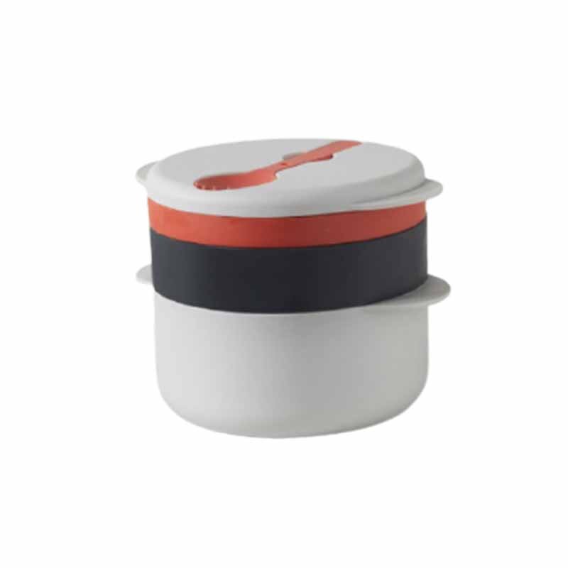 Microwave Steamed Vegetable Container Four-in-one Steaming Box Rice Cooker Heated Multi-layer Steamer Steamer Rice Steamer: Default Title