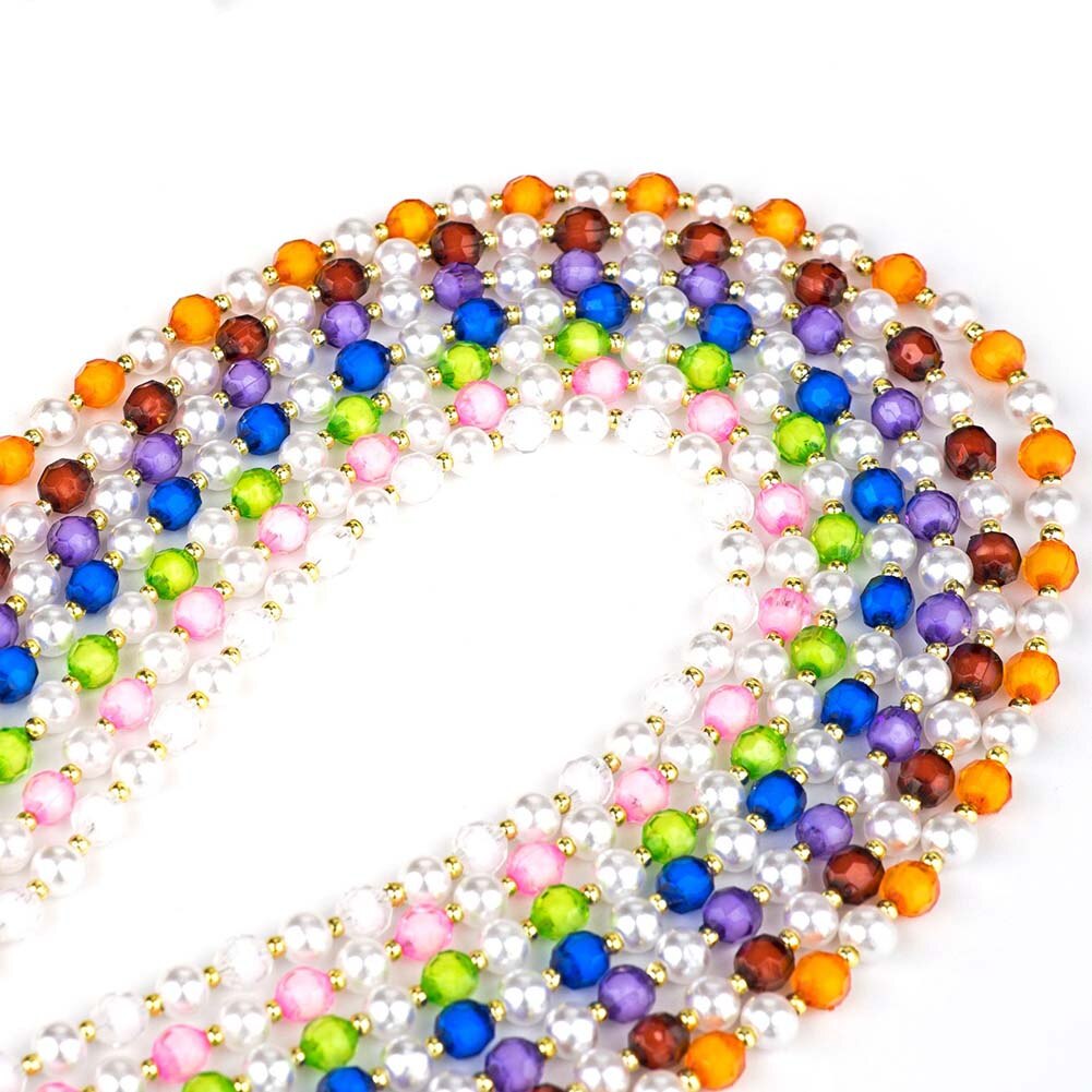 4 pièces chaîne de lunettes retenue strass perlé cordon cordon de lecture lunettes support de sangle collier accessoires de: 7pcs Set C