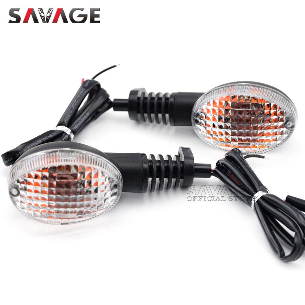 Turn Signal Indicator LED/Bulb For KAWASAKI NINJA 250R Vulcan S 650 KLX250S KLX 250/150/125 D-TRACKER Motorcycle Light Lamp Lens