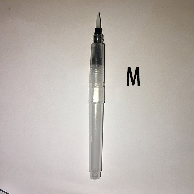 Pensel vann pensel penn akvarell markør penn for solid akvarell maling pensel penn sett kunst rekvisita tegneverktøy: M
