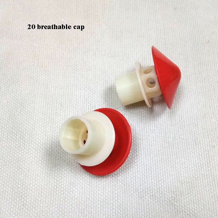 Solar Water Heater Water Tank Plugging Head Solar Accessories Stainless Steel Barrel Plug Plug Plug Bulkhead Breathable Cap: breathable cap2pcs