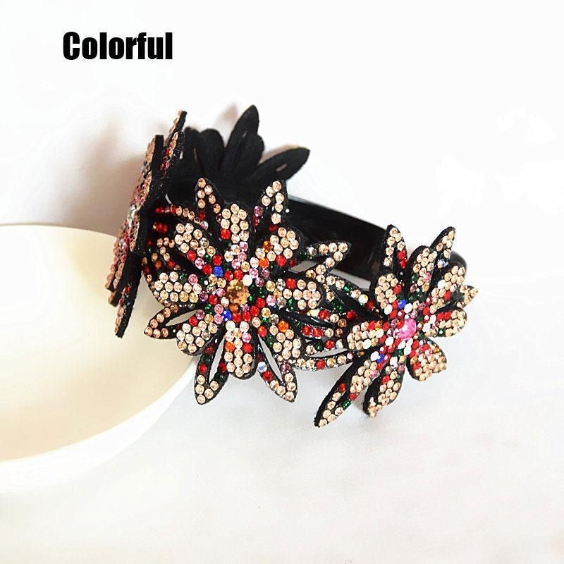 Koreaanse Rhinestone Haar Broodje Maker Klauwen Kooi Vrouwen Crystal Hair Clips Haarspelden Paardenstaart Houder Hoofddeksels Haar Accessoires: Coloful