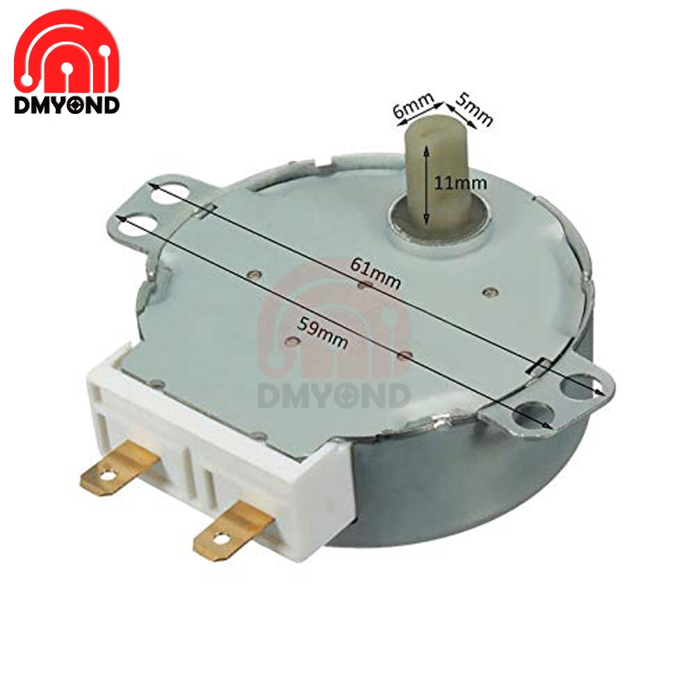 Motore Sincrono Per Microonde TYJ50-8A7 K – CW/CCW – Tavolo Girevole Mini - 3