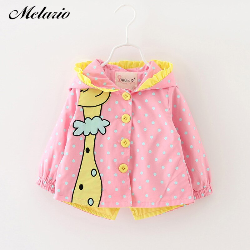 Melario bebê meninas casaco outono inverno bebê outerwear quente cordeiro cashmere meninas casacos da criança do bebê menino dos desenhos animados outerwear