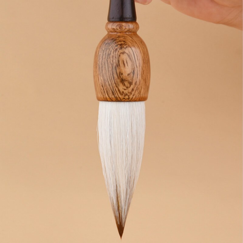 Lage Chinese Calligraphy Brushes Caligrafia Hopper-shaped Painting Writing Brushes Woolen Weasel Hair Brush Pen Tinta China