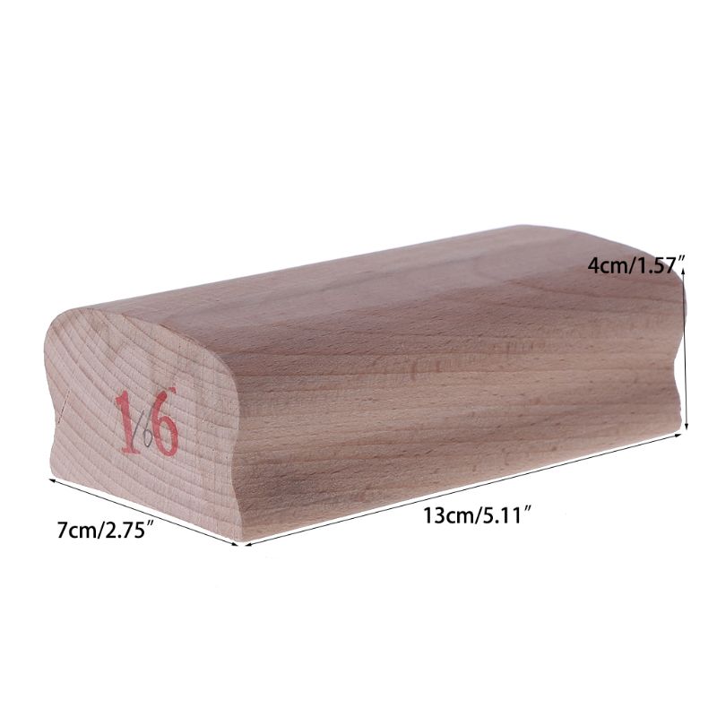 Bloques de lijado de radio para guitarra, herramienta de diapasón, diapasón, bajo, 1 unidad: 16