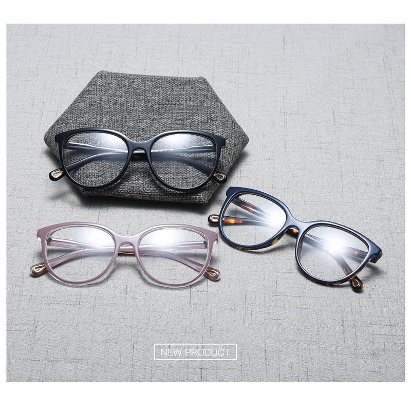 Transparent Round Glasses Spectacle Frame Clear Lens Glasses Without Diopter Black Red decorative glasses