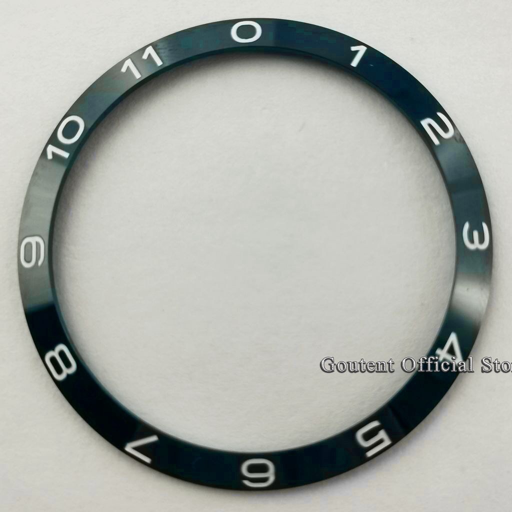 Goutent 39.2mm horlogebezel inzetstuk blauw/zwart/groen keramische bezel ring herenhorloges vervangende accessoires