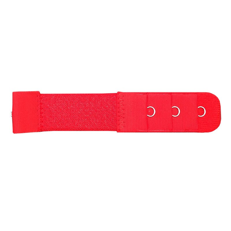 Extension de soutien-gorge pour femmes avec 1 rangée, 3 crochets, fermoir en Nylon, élastique, sangle souple, accessoires intimes, collection: Long Red
