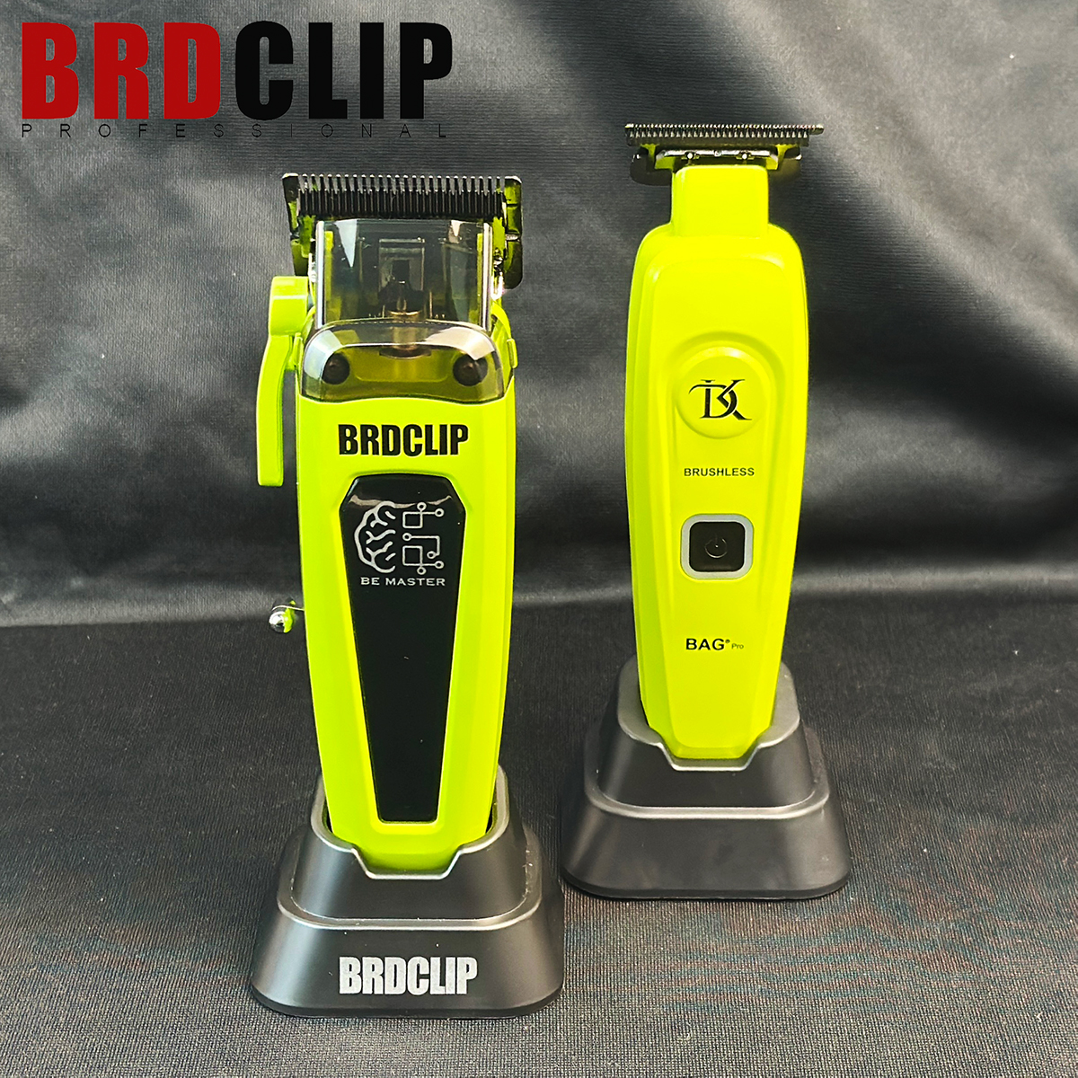 BRDCLIP-Kit de Máquina para cortar cabello de barbero , cargador Base, cortadora de pelo de 7500RPM, cortadora de pelo de salón con cuchilla DLC para hombres
